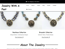 Tablet Screenshot of jewelrywithapast.com